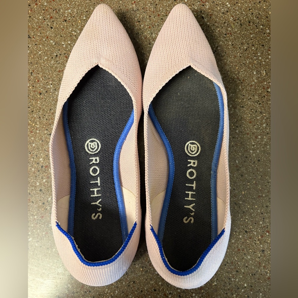 Rothy’s the Point Pink Ballet Flats - Size 8.5